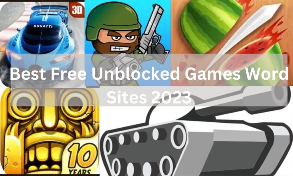 Best Free Unblocked Games Word Sites 2023